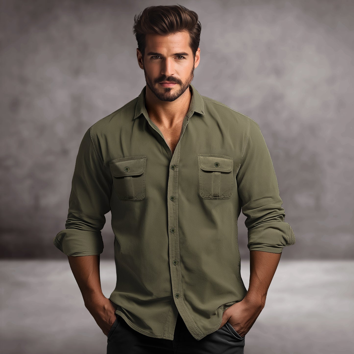 BATTISTILO VELOSO: CORDUROY ESSENTIAL SHIRT