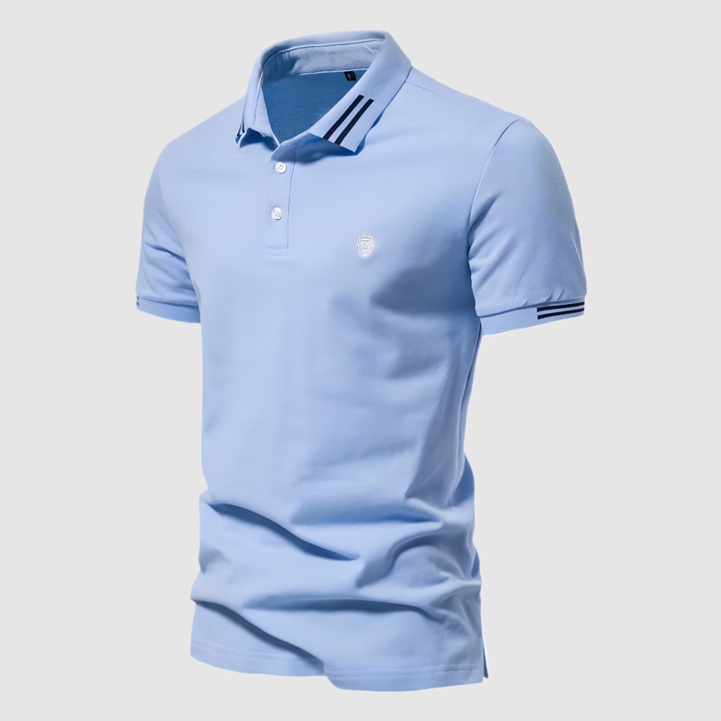 POLO LEONCELLO: PURE COTTON MUSCLE POLO