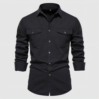 BATTISTILO: PURE COTTON ESSENTIAL SHIRT