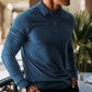 CAVALIERE: THE LONG SLEEVE LUXURY POLO