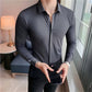 LA FINEZZA: WRINKLE-FREE SLIM STRETCH BUSINESS SHIRT