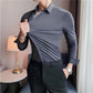 LA FINEZZA: WRINKLE-FREE SLIM STRETCH BUSINESS SHIRT