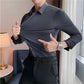 LA FINEZZA: WRINKLE-FREE SLIM STRETCH BUSINESS SHIRT