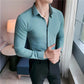 LA FINEZZA: WRINKLE-FREE SLIM STRETCH BUSINESS SHIRT