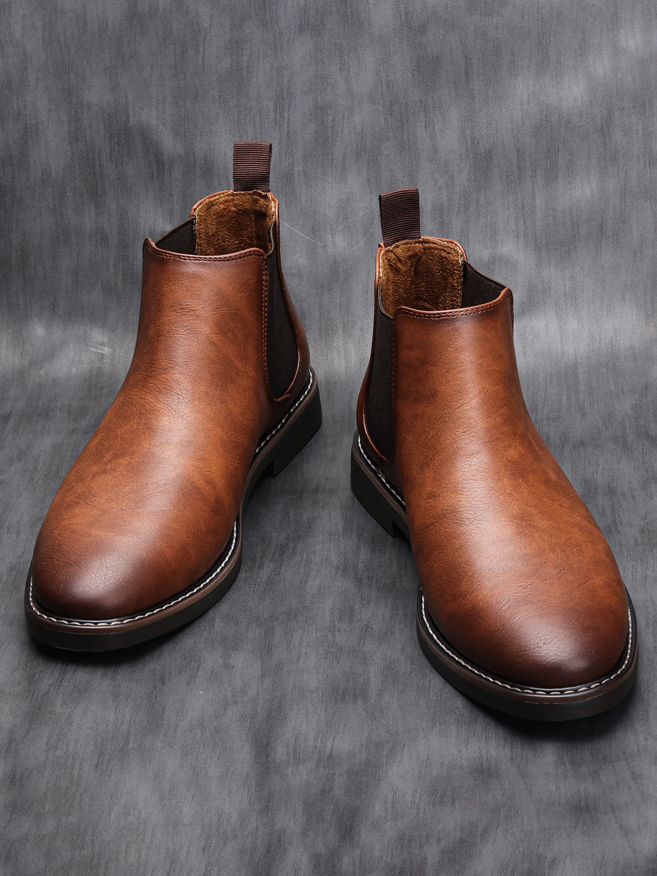 EZZIO: STEP-IN LEATHER BOOTS