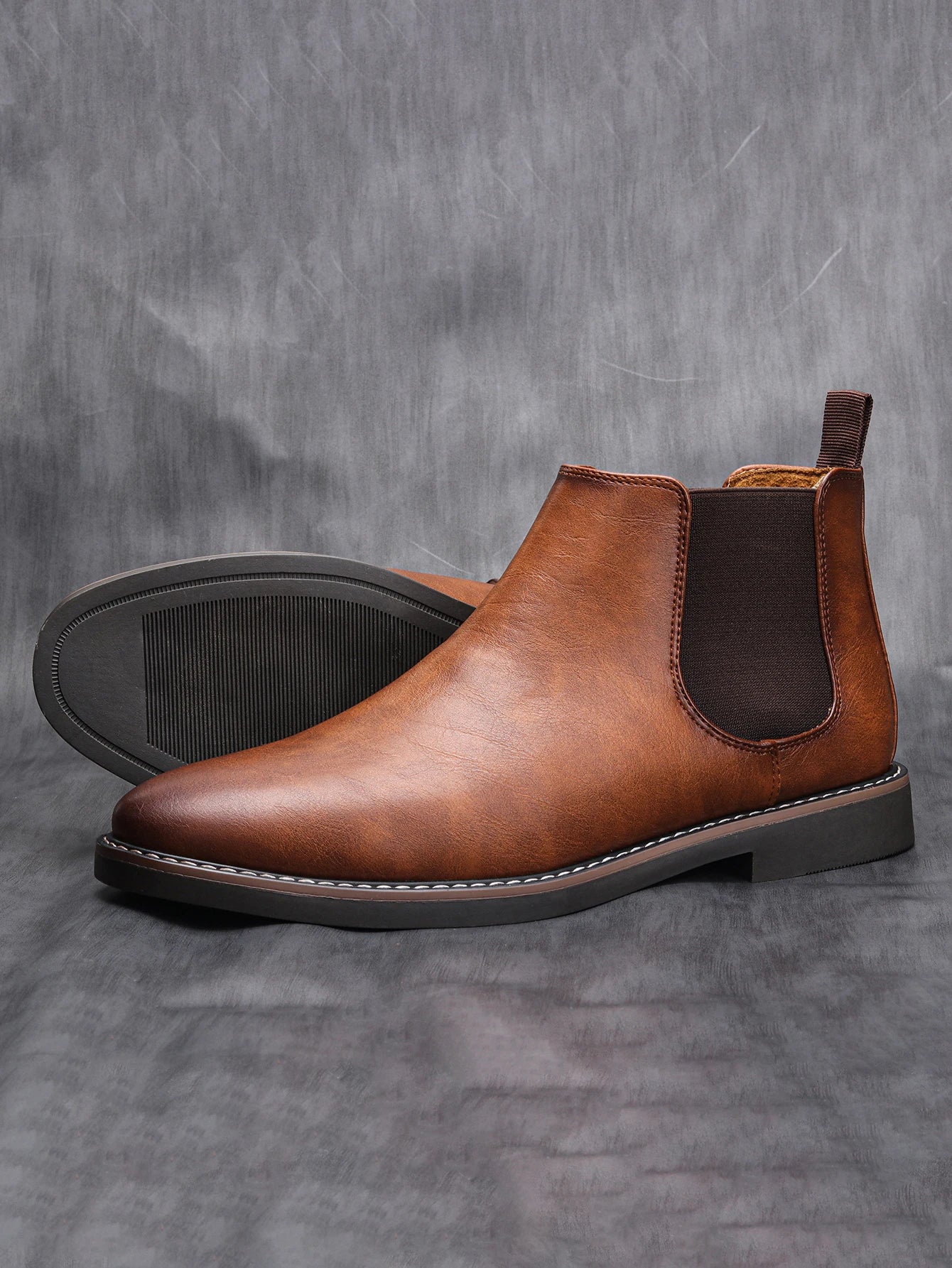 EZZIO: STEP-IN LEATHER BOOTS