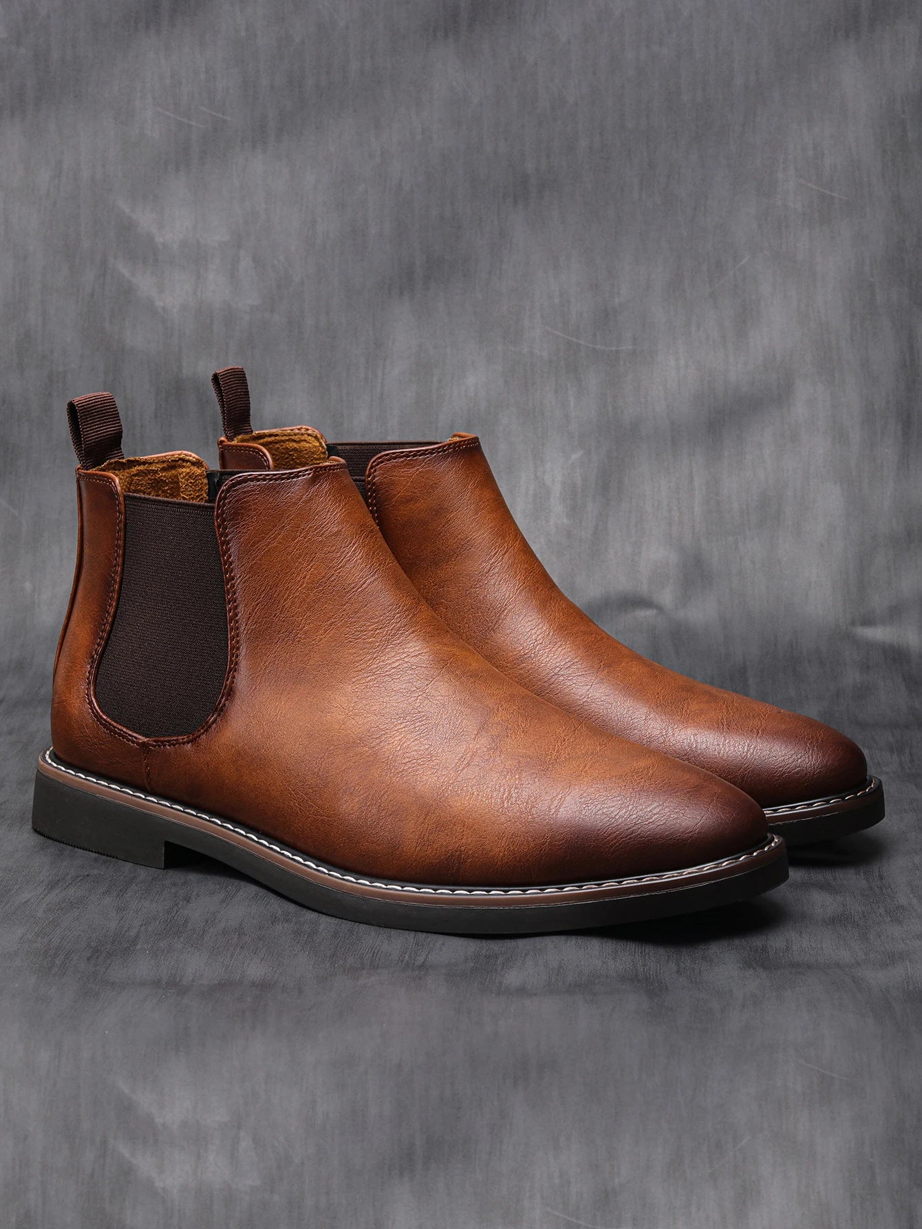 EZZIO: STEP-IN LEATHER BOOTS