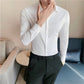 LA FINEZZA: WRINKLE-FREE SLIM STRETCH BUSINESS SHIRT