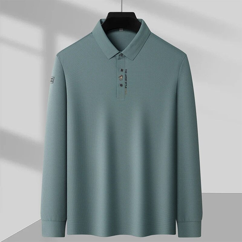 CAVALIERE: THE LONG SLEEVE LUXURY POLO